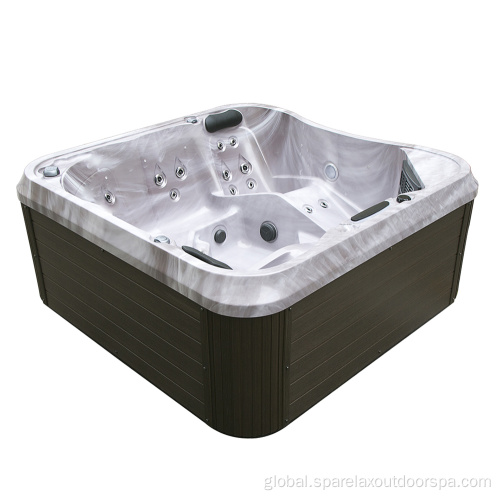 Multi LED Lights Massage Outdoor Whirlpool SPA Tub